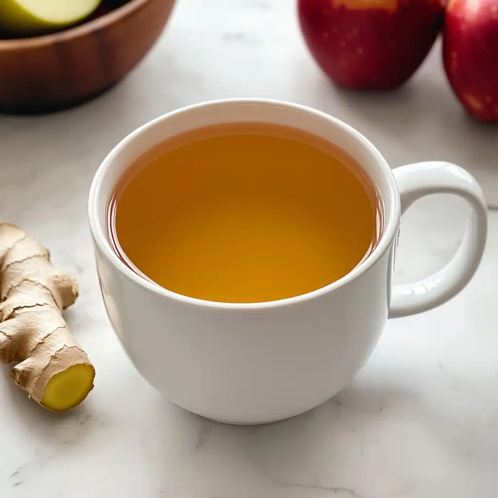 Korean Apple Tea with Ginger and Cinnamon Recipe - Recipe Image