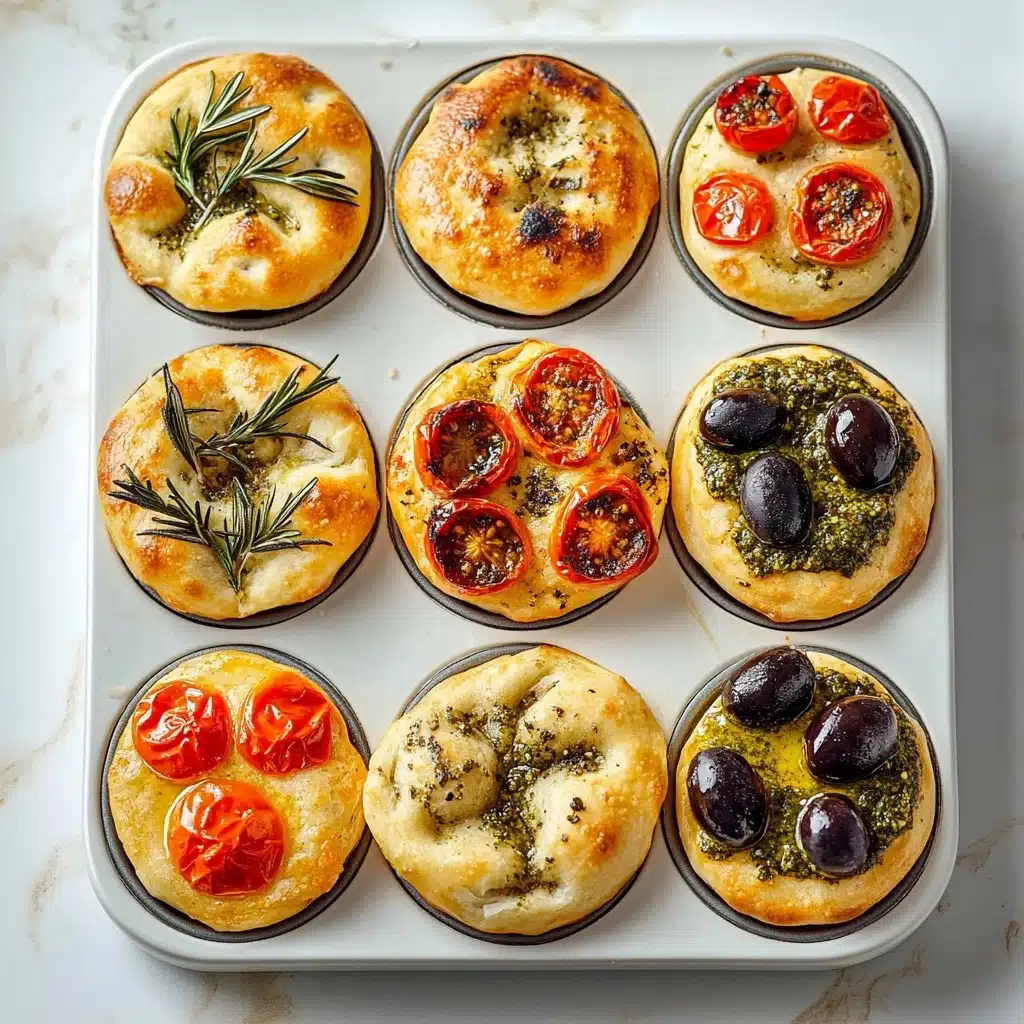 Focaccia Muffins Recipe - Recipe Image