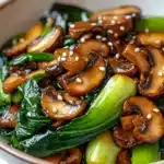 Bok Choy and Mushroom Stir Fry Recipe