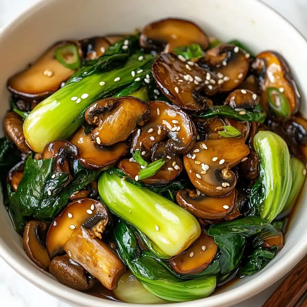 Bok Choy and Mushroom Stir Fry Recipe - Recipe Image