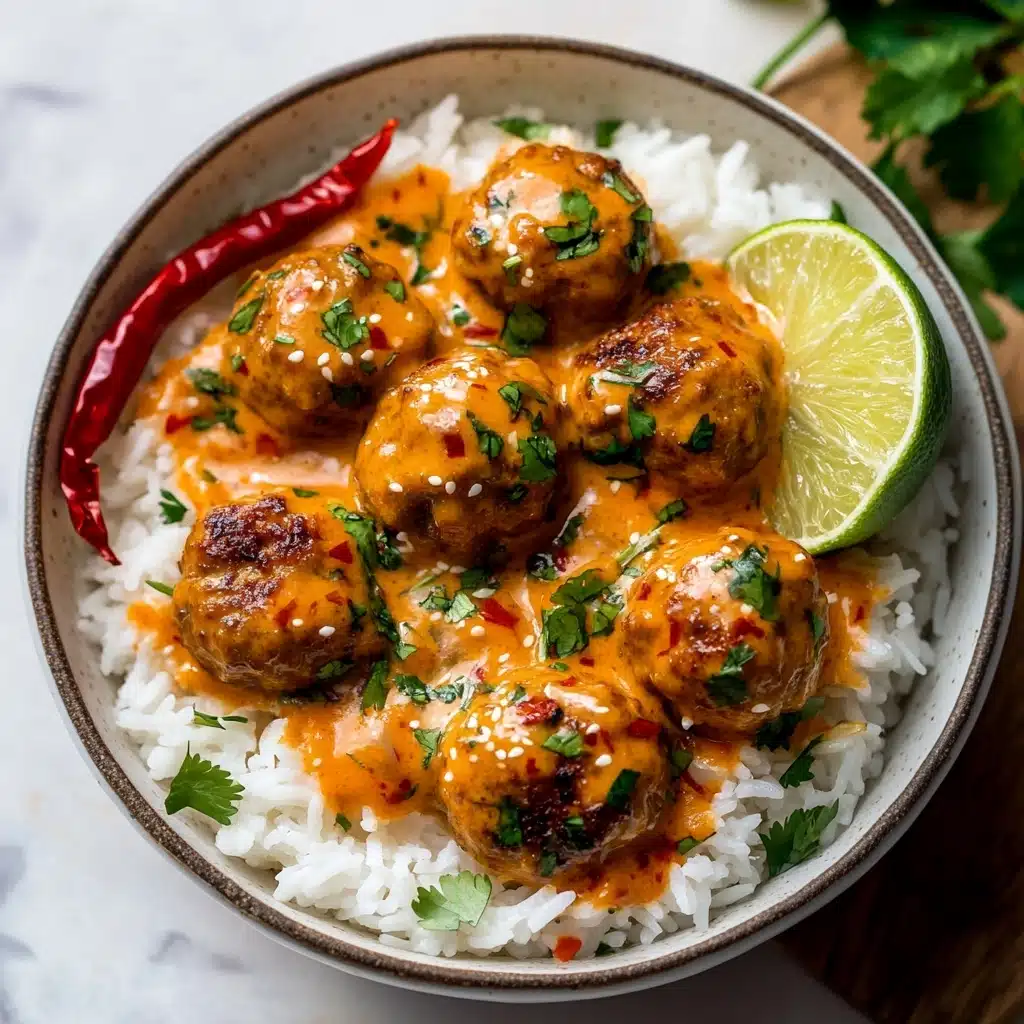 Chicken Meatball Curry Recipe - Recipe Image
