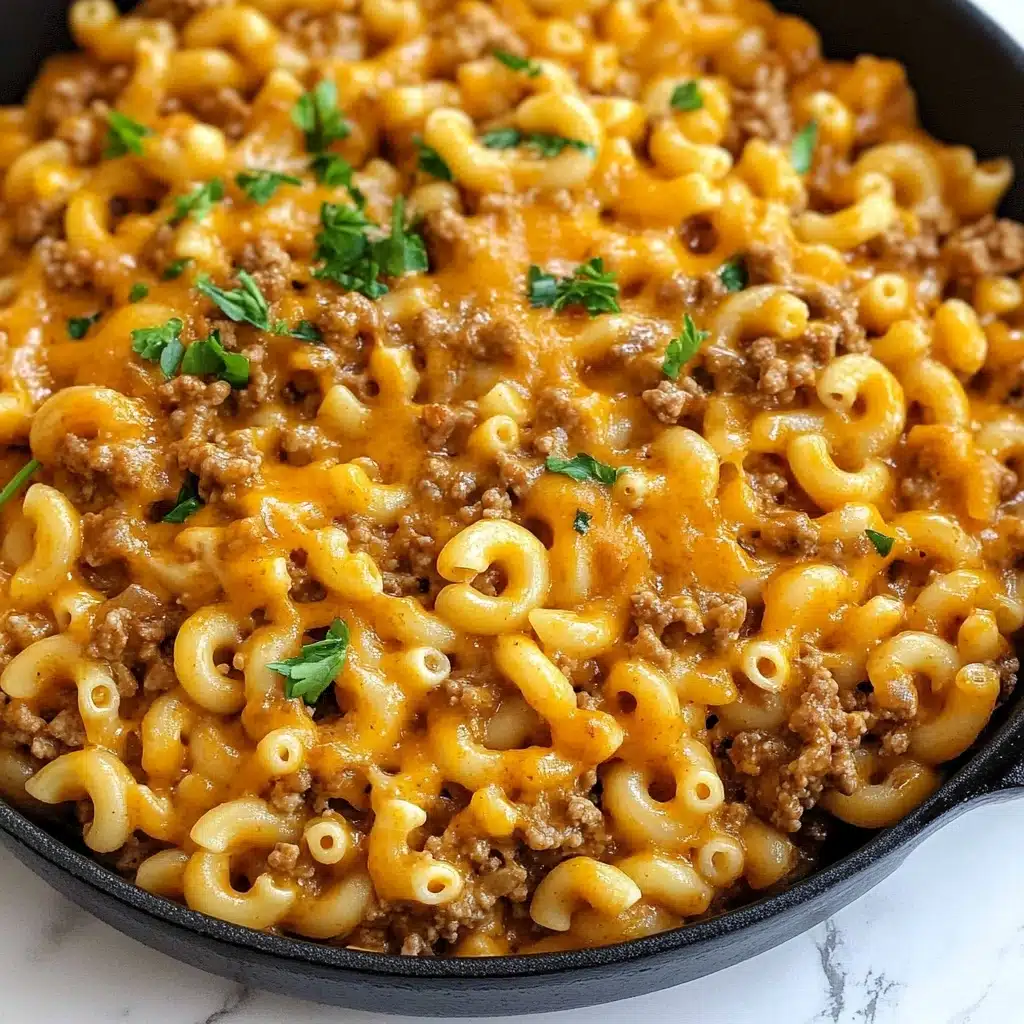 BEST Homemade Cheeseburger Macaroni Recipe - Recipe Image