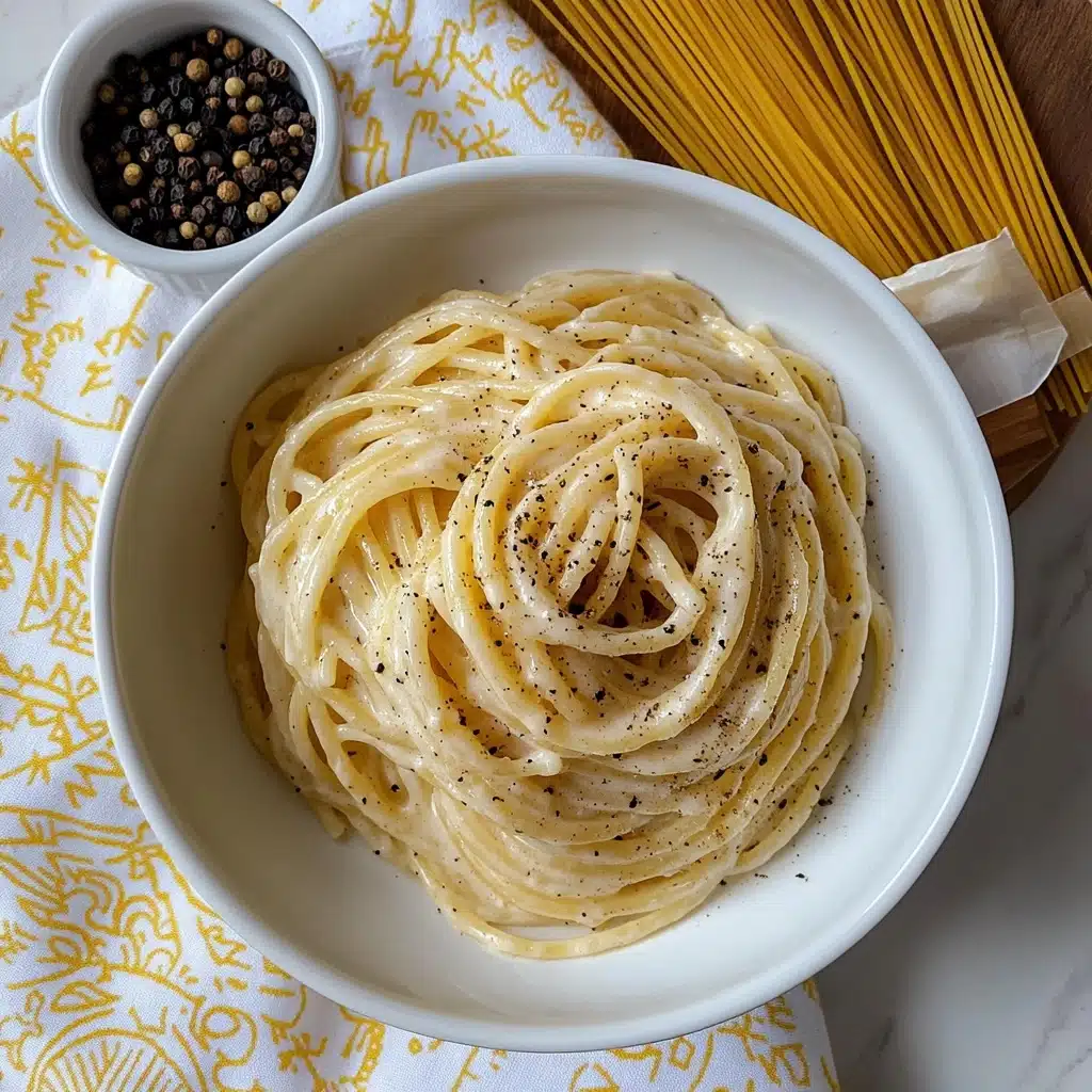 Authentic Bucatini Cacio e Pepe Recipe - Recipe Image