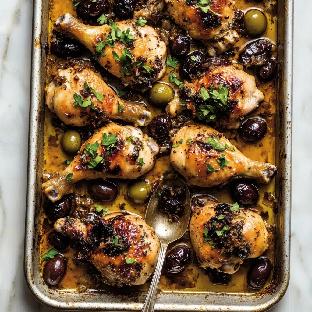 Sheet Pan Chicken Marbella Recipe - Recipe Image