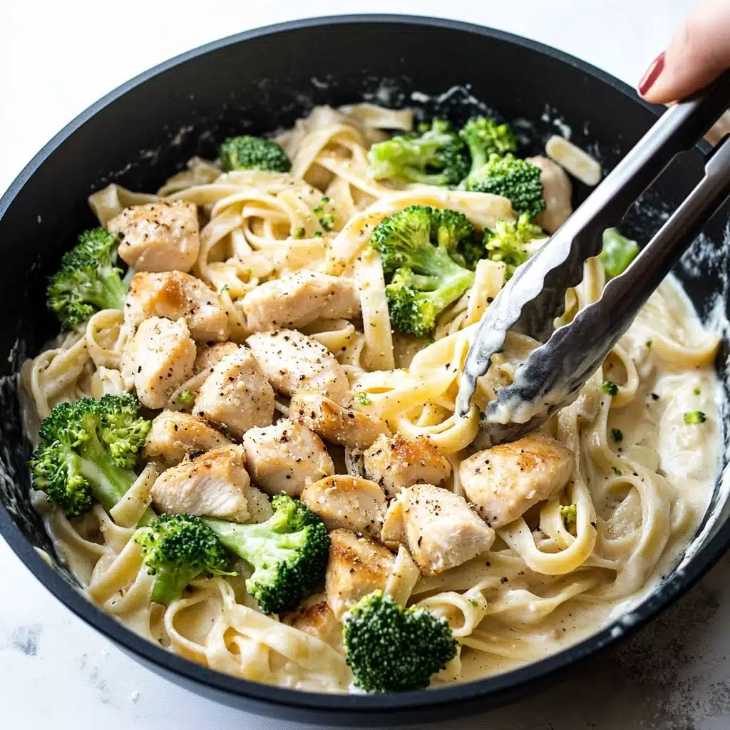 Fettuccine Chicken Broccoli Alfredo Recipe - Recipe Image