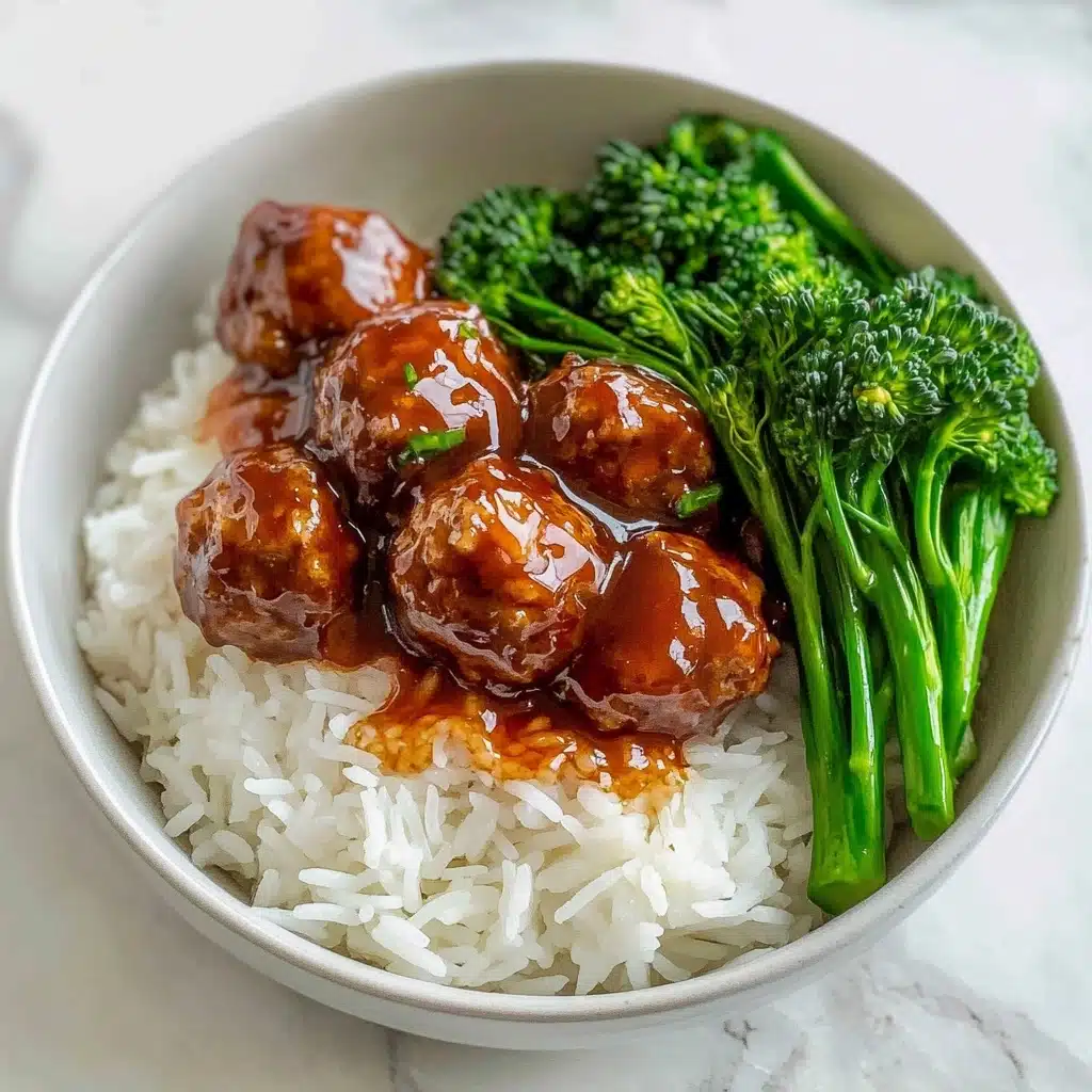 Honey Garlic Meatballs Recipe - Recipe Image