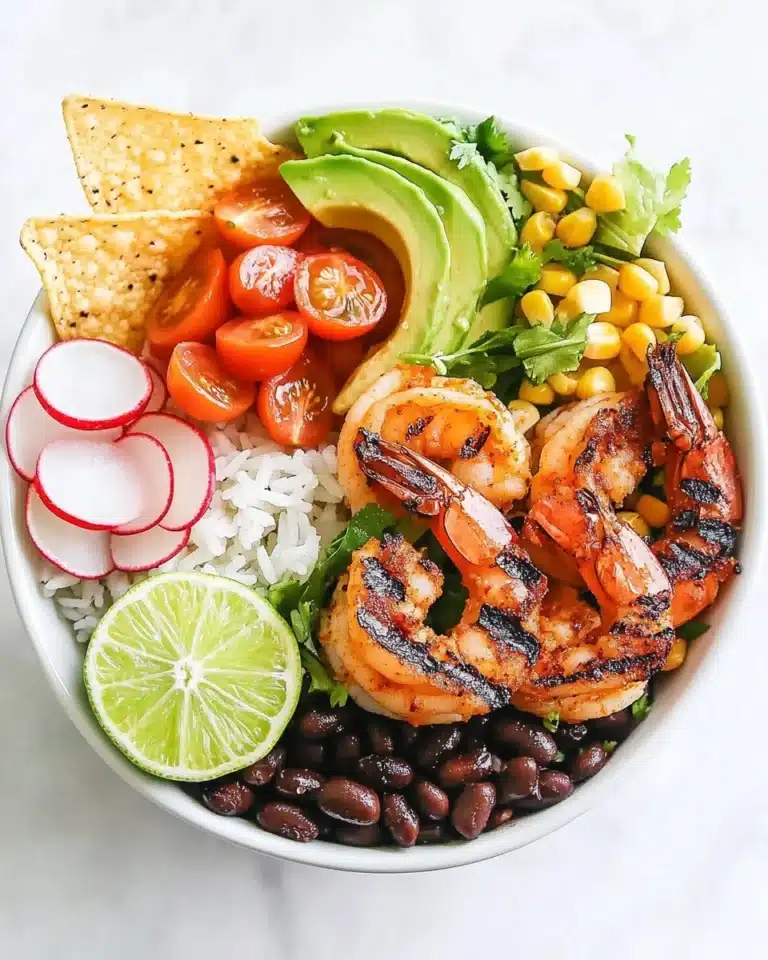 Grilled Shrimp Taco Bowl Recipe