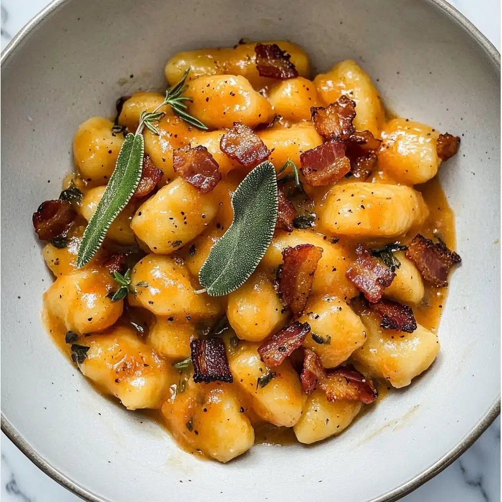Gnocchi with Creamy Pumpkin Sauce Recipe - Recipe Image