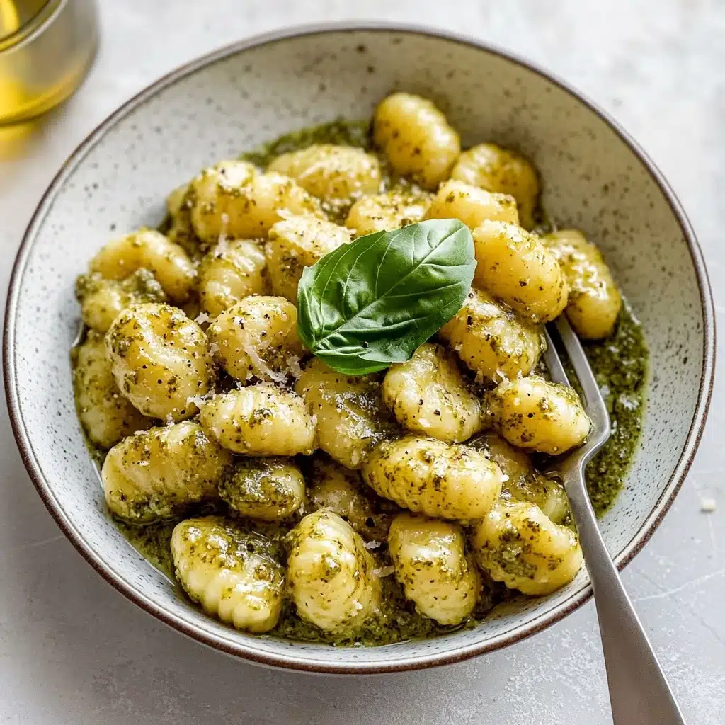 Creamy Pesto Gnocchi for Two Recipe - Recipe Image