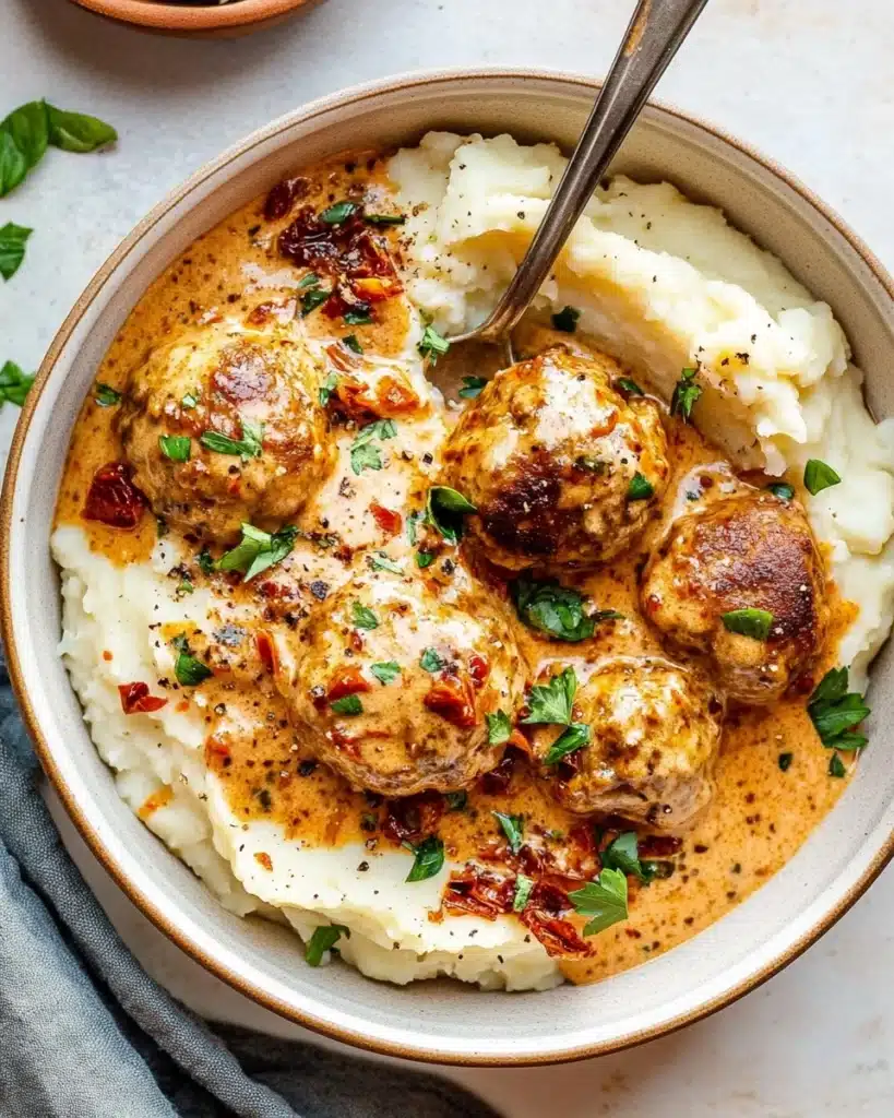 Creamy Marry Me Chicken Meatballs Recipe