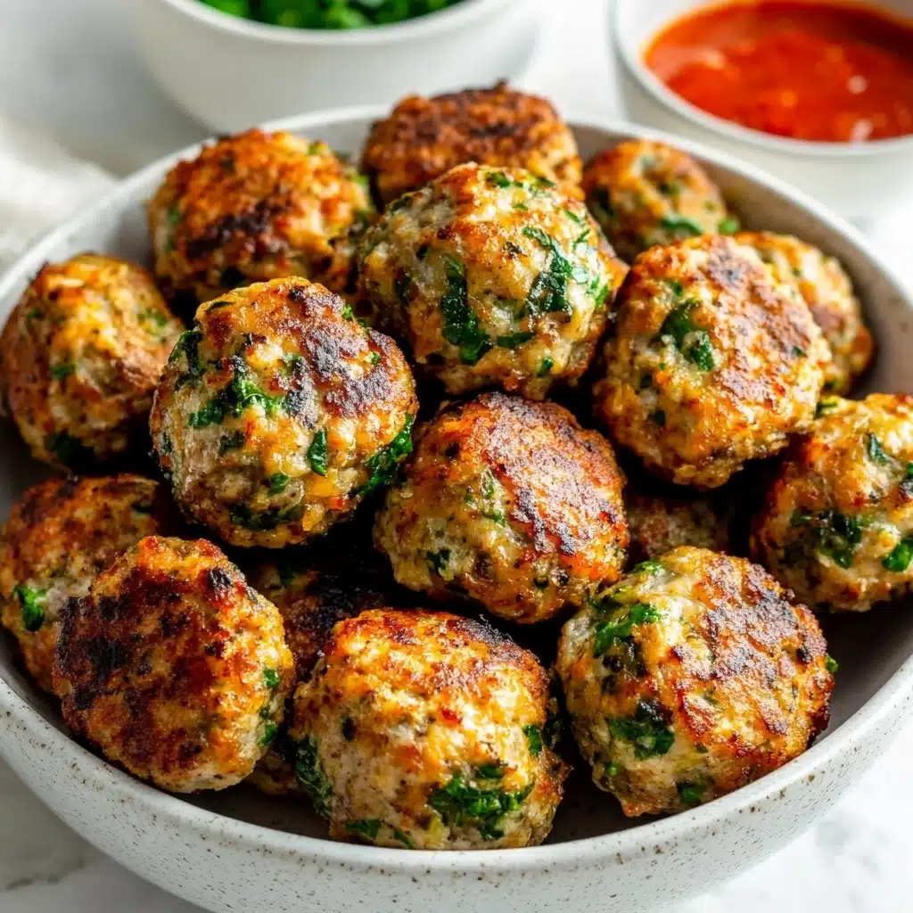Italian-Style Chicken Meatballs Recipe - Recipe Image