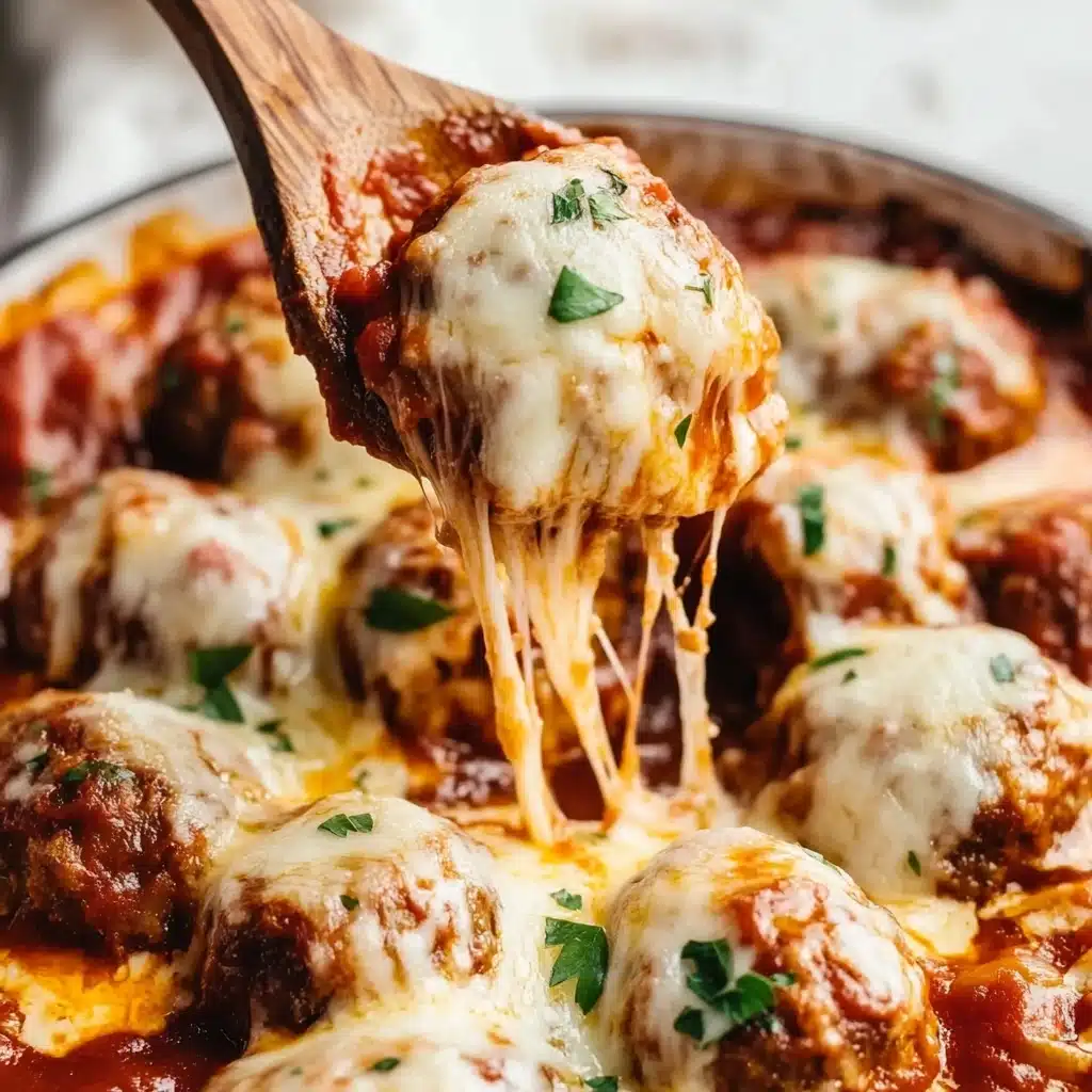 Chicken Parmesan Meatballs Recipe - Recipe Image