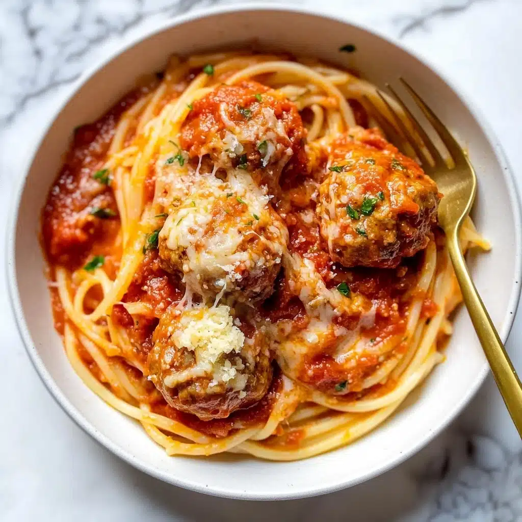 Chicken Parmesan Meatballs Recipe - Recipe Image