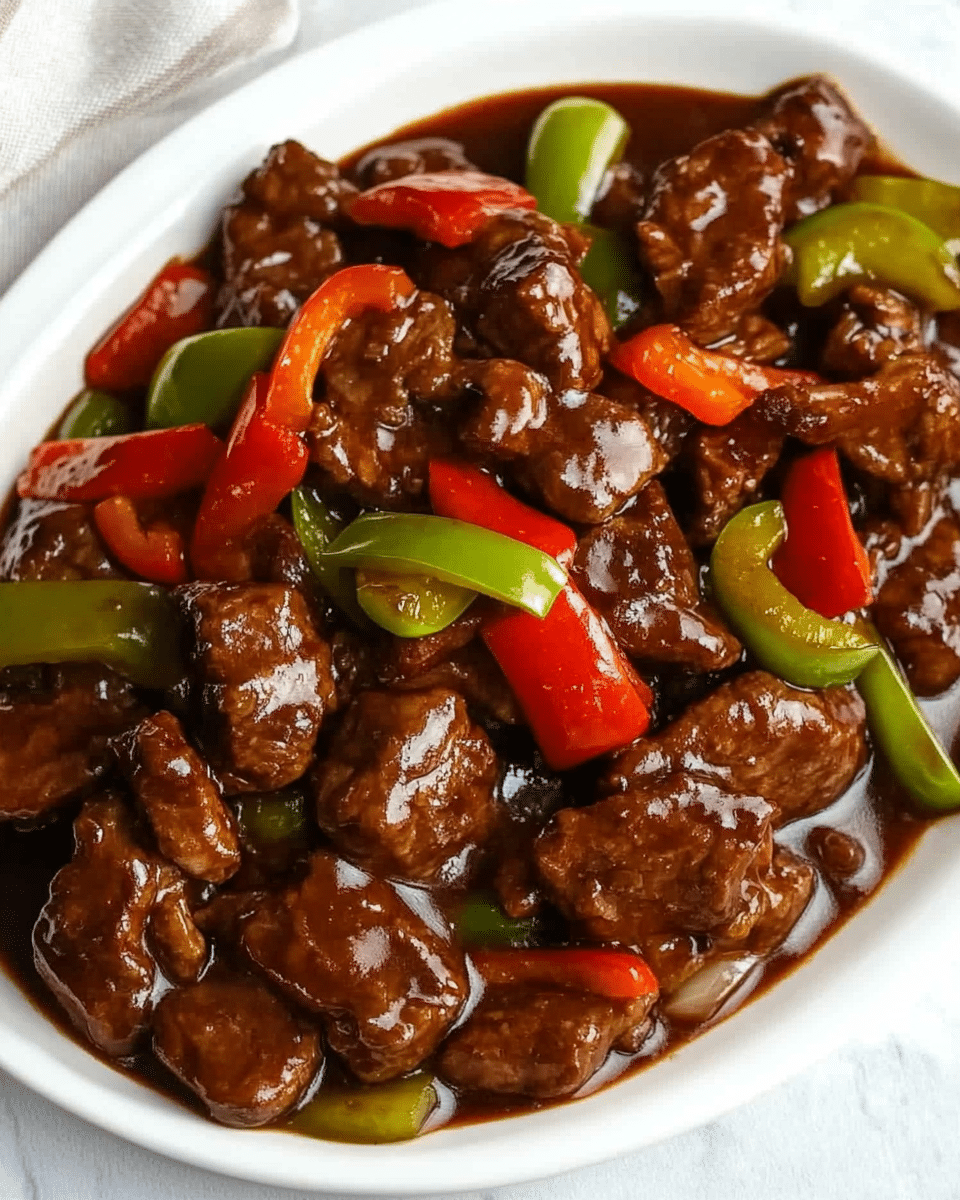 Quick & Easy Black Pepper Beef Recipe
