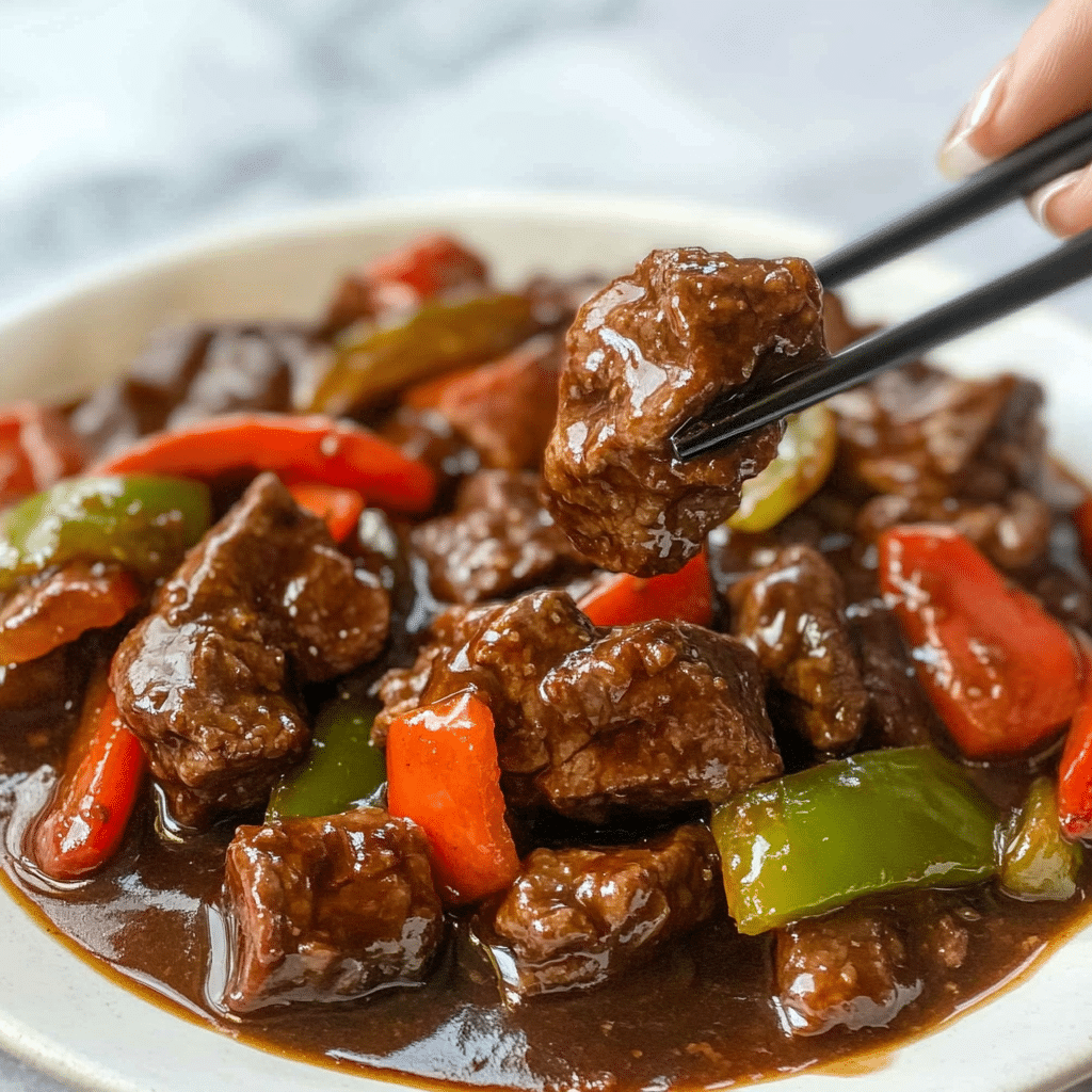 Quick & Easy Black Pepper Beef Recipe - Recipe Image