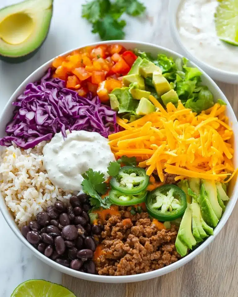Beef Taco Bowl Recipe