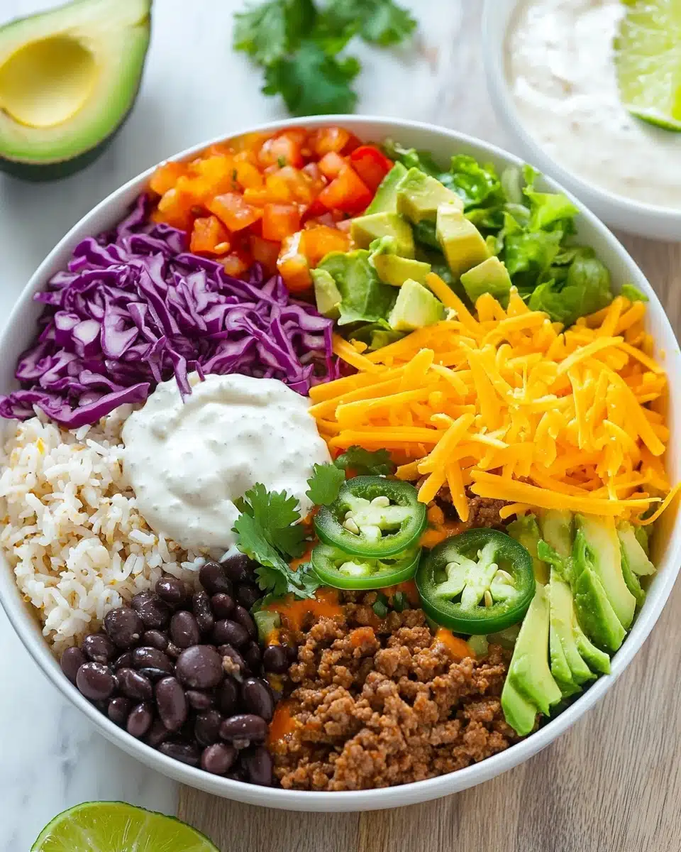 Beef Taco Bowl Recipe