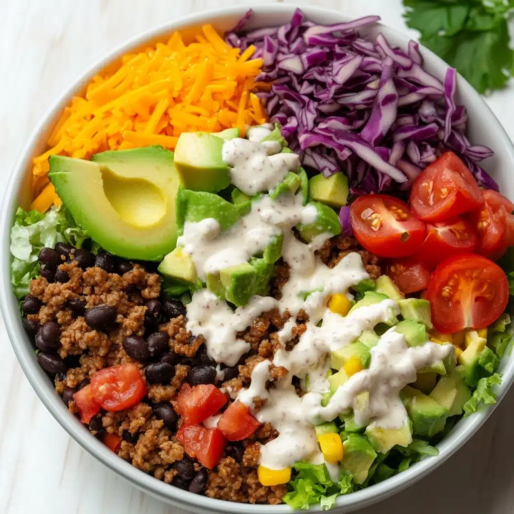 Beef Taco Bowl Recipe - Recipe Image