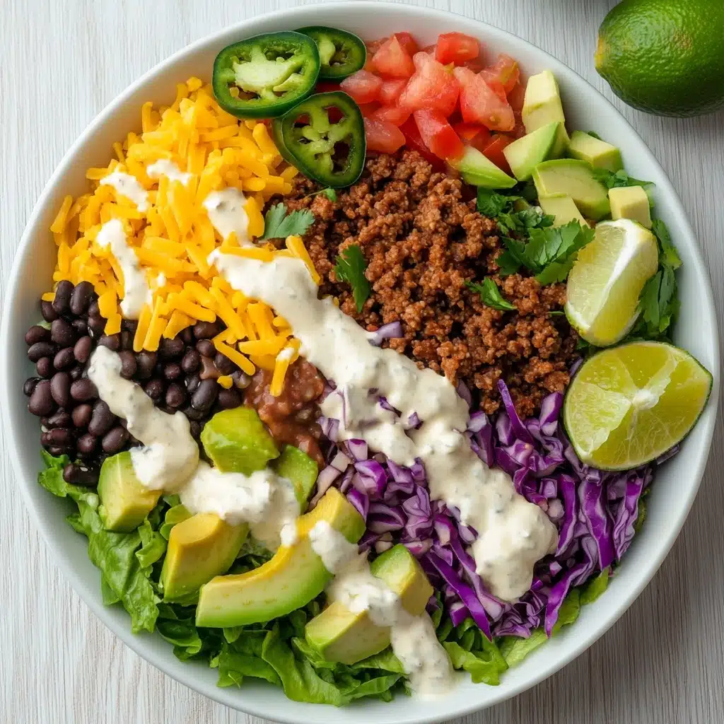 Beef Taco Bowl Recipe - Recipe Image