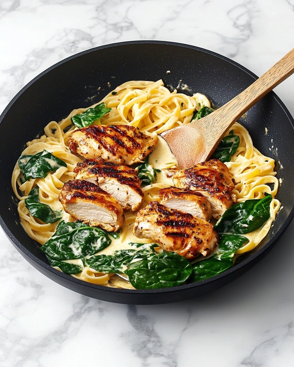 Creamy Chicken Florentine Pasta Recipe