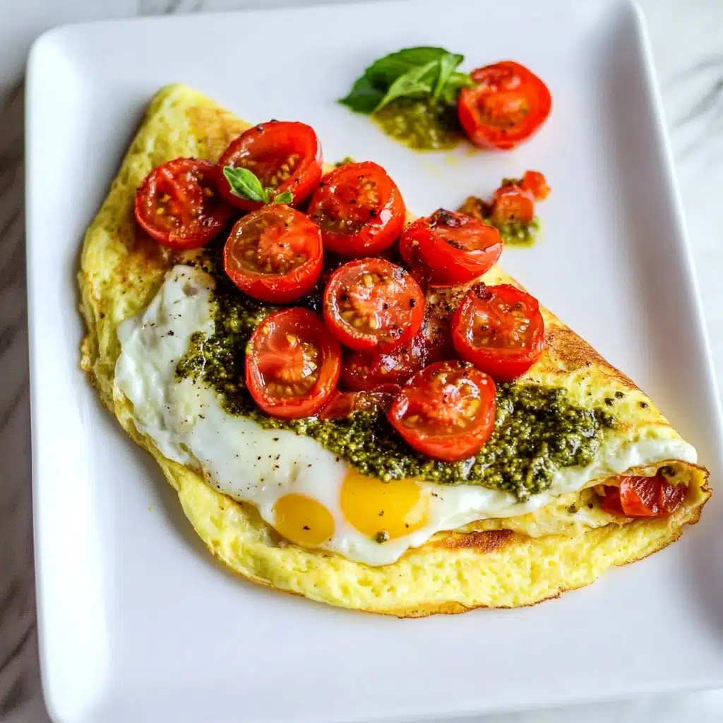Caprese Omelette Recipe - Recipe Image