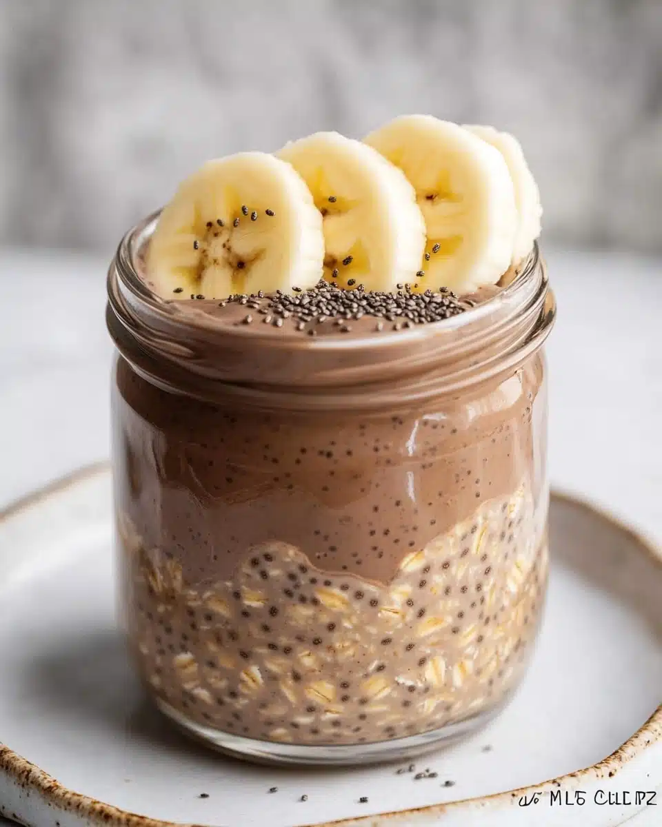 Mocha Overnight Oats Recipe - Recipe Image