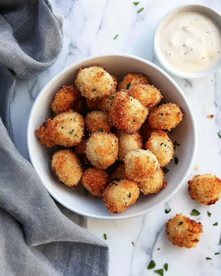 Fried Mashed Potato Balls With Bacon and Cheese Recipe