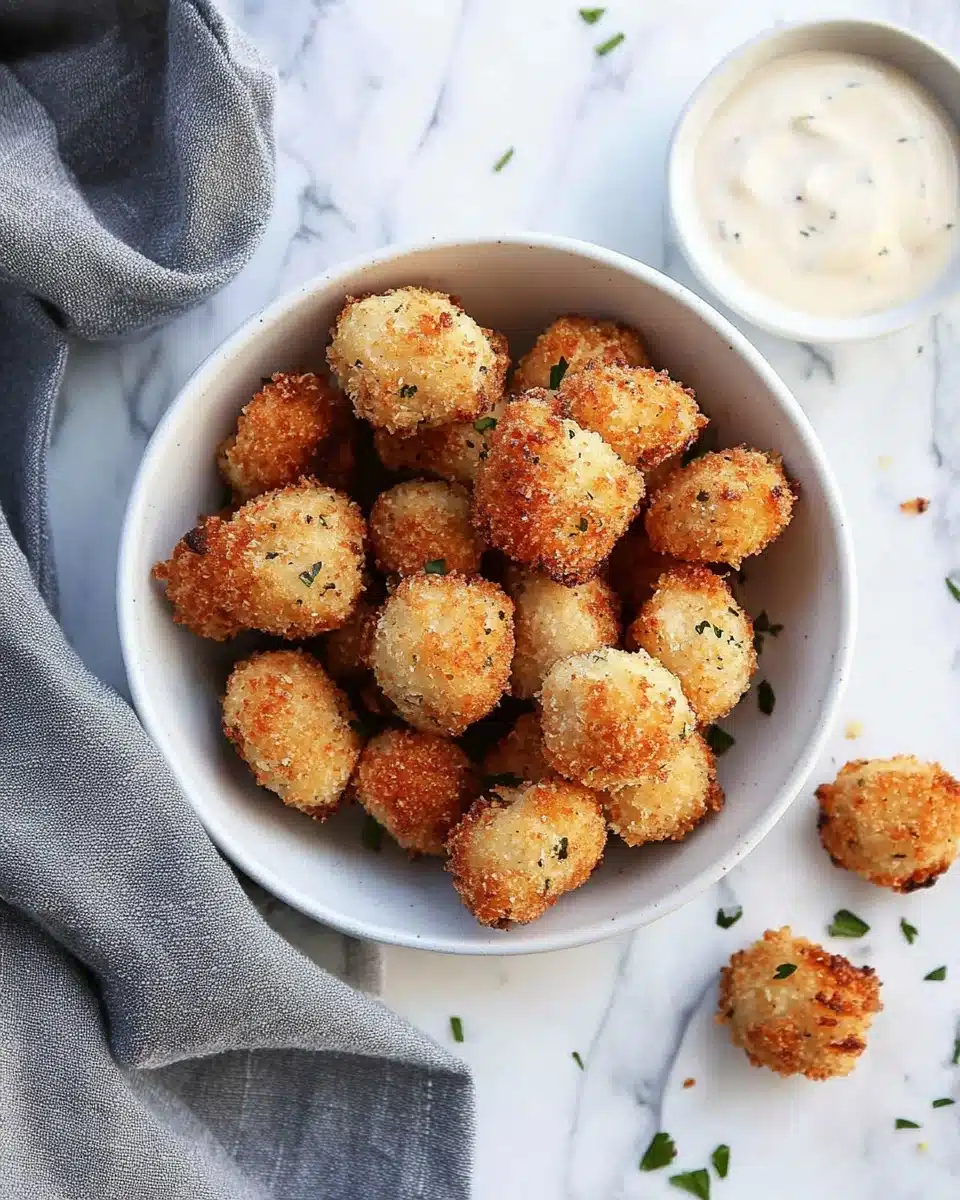 Fried Mashed Potato Balls With Bacon and Cheese Recipe