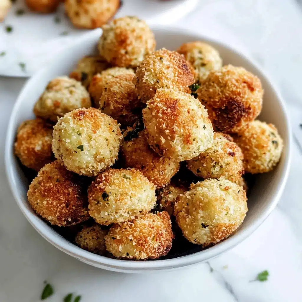 Fried Mashed Potato Balls With Bacon and Cheese Recipe - Recipe Image