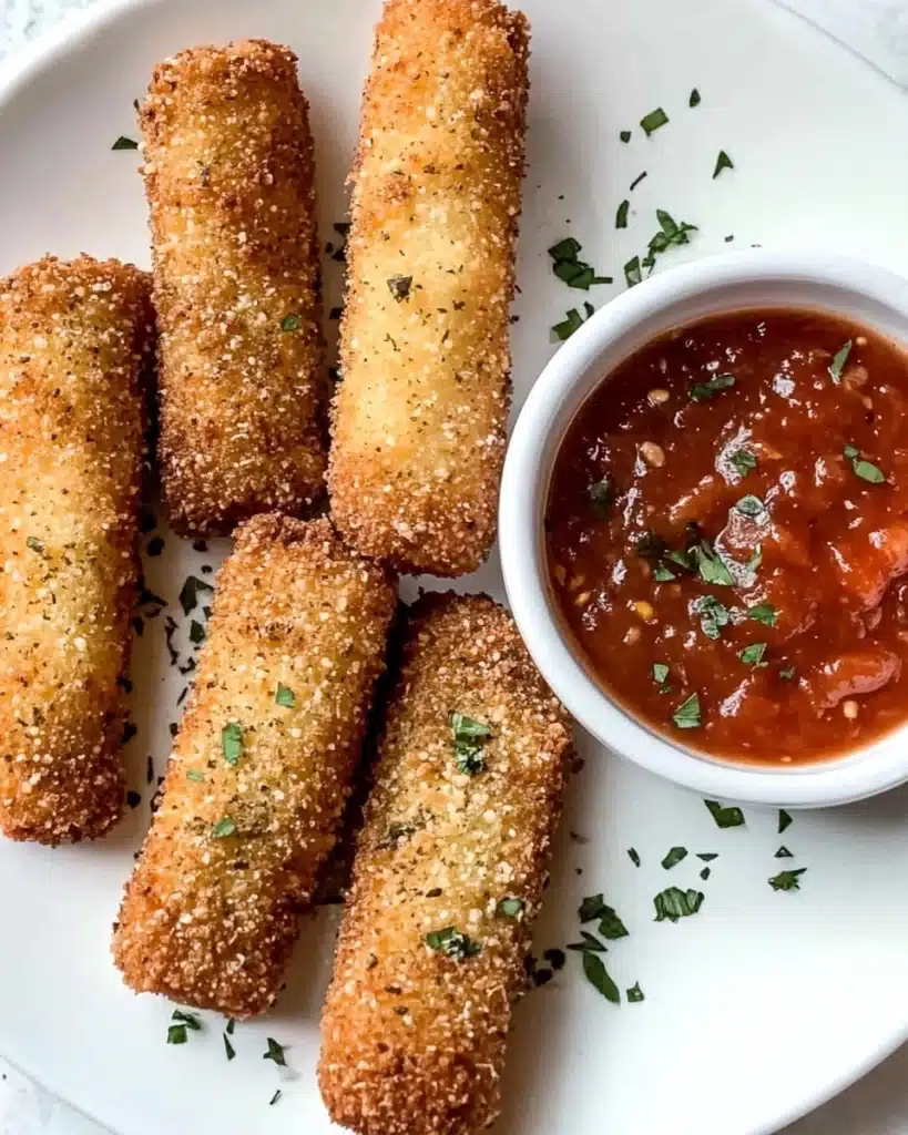 Homemade Mozzarella Sticks Recipe