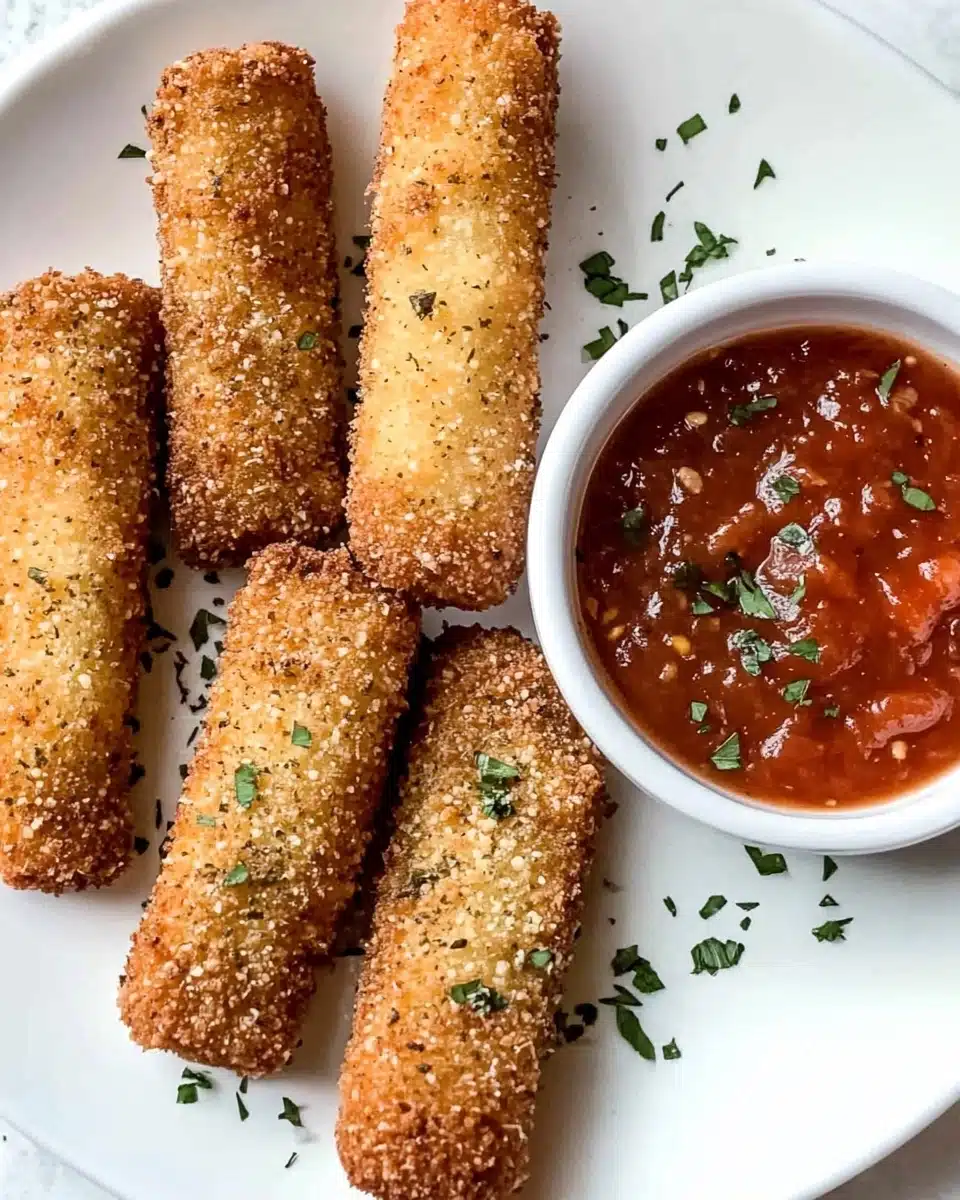 Homemade Mozzarella Sticks Recipe
