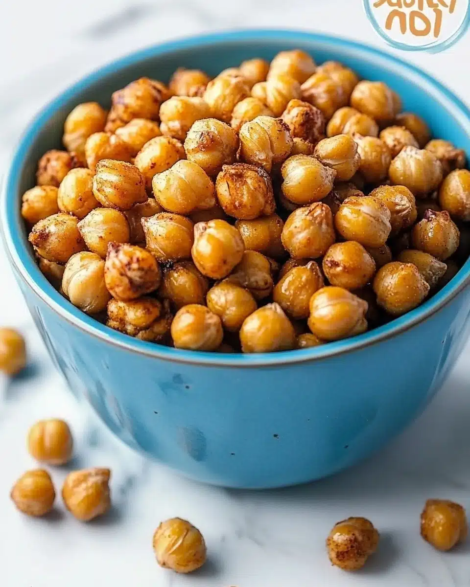 Crispy Crunchy Roasted Chickpeas Recipe - Recipe Image