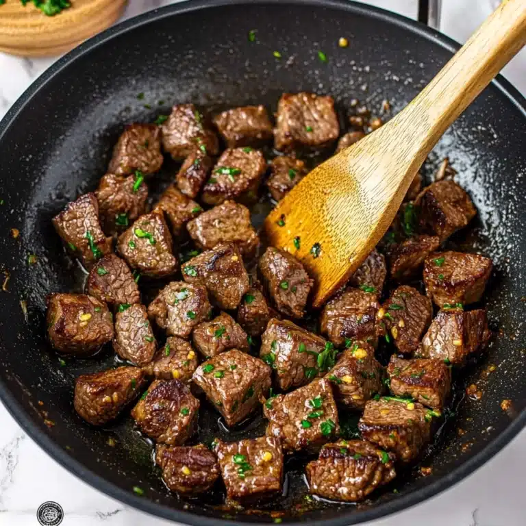 Air Fryer Garlic Butter Steak Bites Recipe