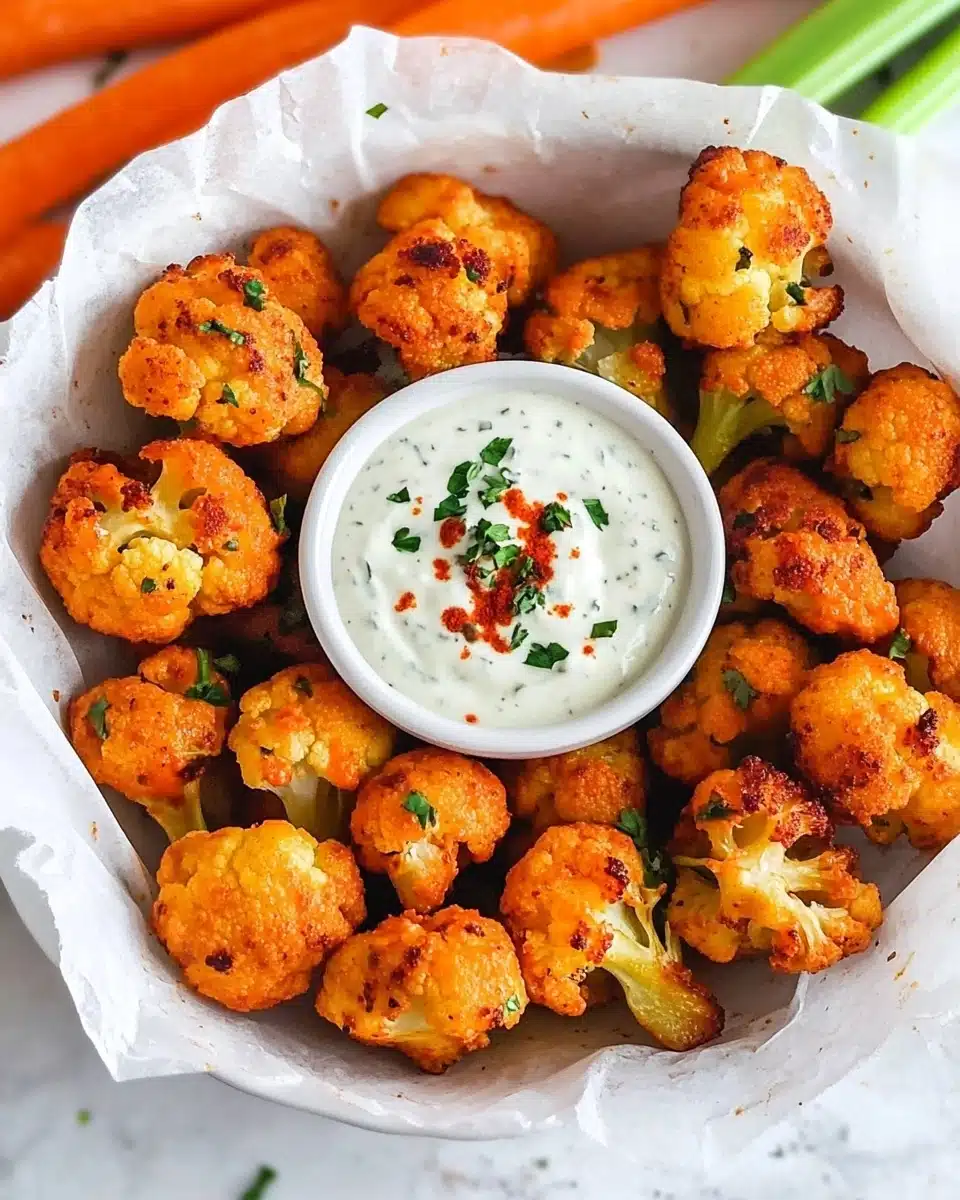 Buffalo Cauliflower Bites Recipe - Recipe Image