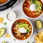 Instant Pot Chicken Tortilla Soup Recipe