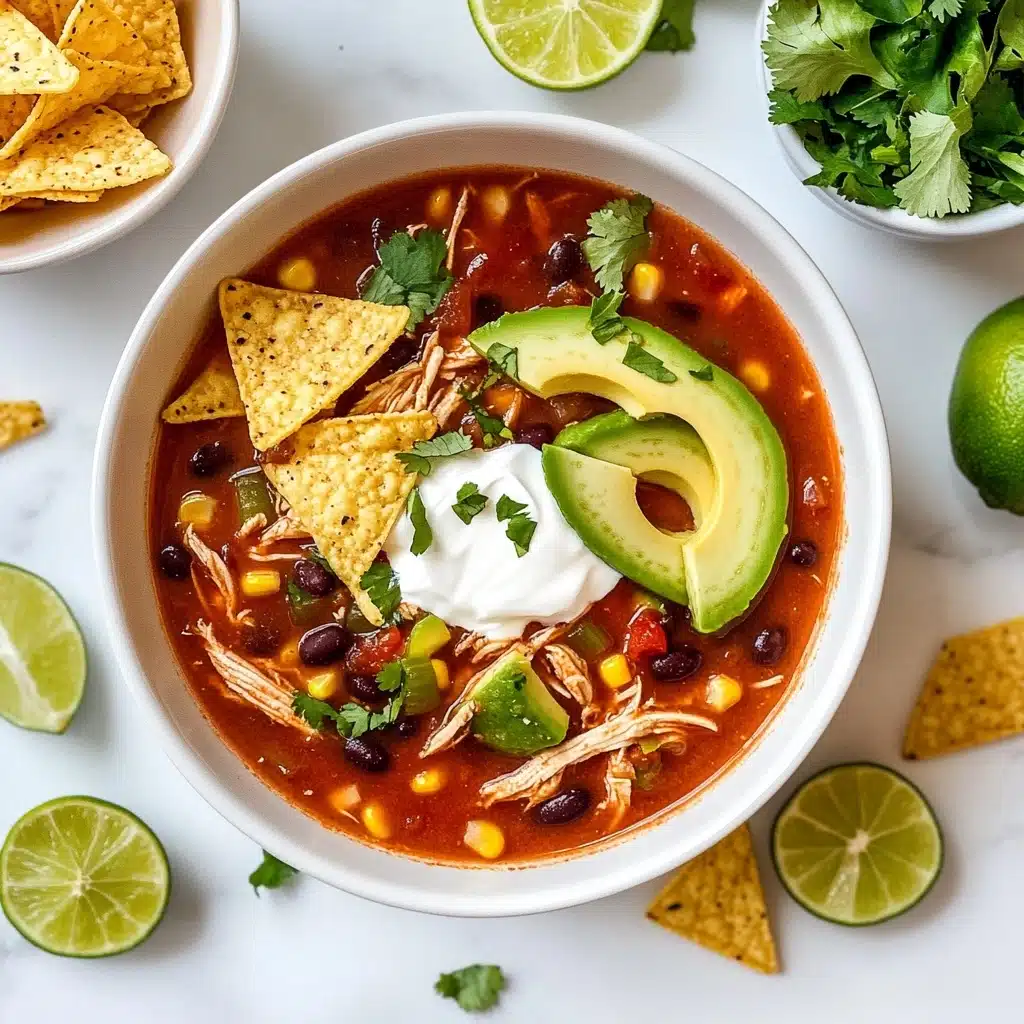 Instant Pot Chicken Tortilla Soup Recipe - Recipe Image