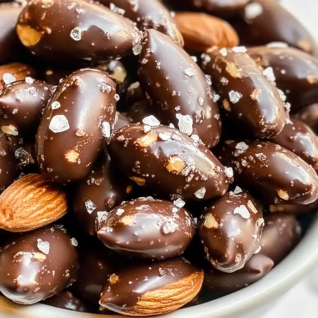 Dark Chocolate Sea Salt Almonds Recipe - Recipe Image