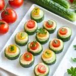 Cucumber and Hummus Bites Recipe