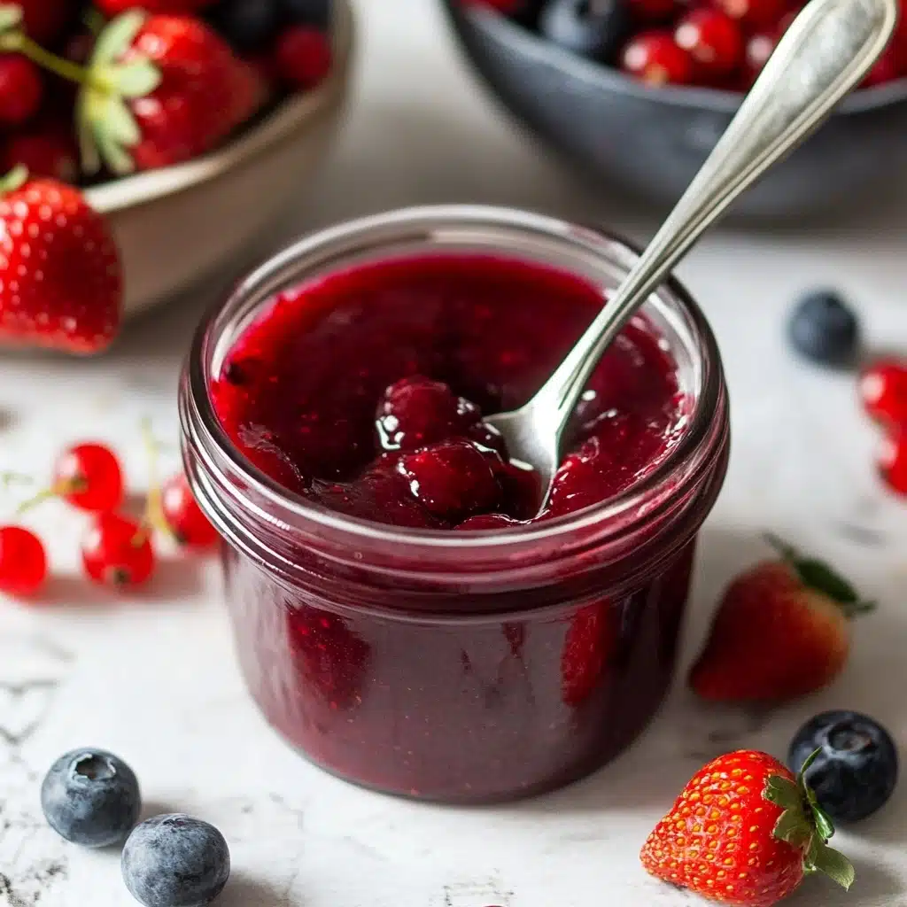 Quick & Easy Mixed Berry Coulis Recipe - Recipe Image