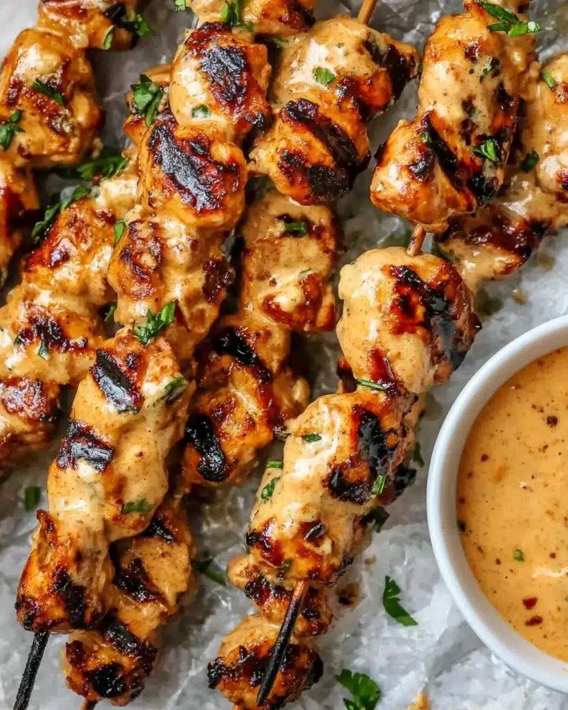 Bang Bang Chicken Skewers Recipe