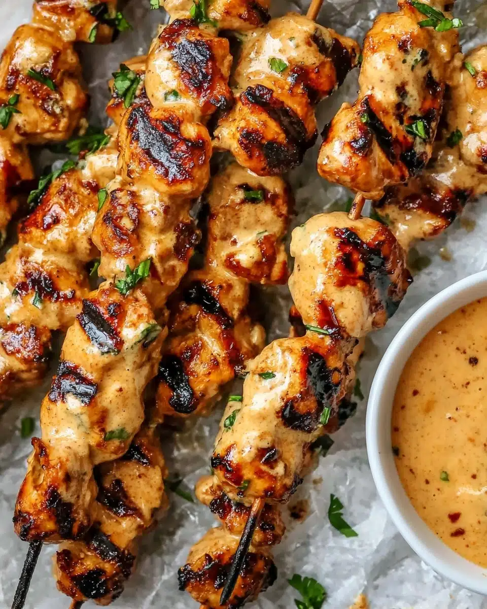 Bang Bang Chicken Skewers Recipe