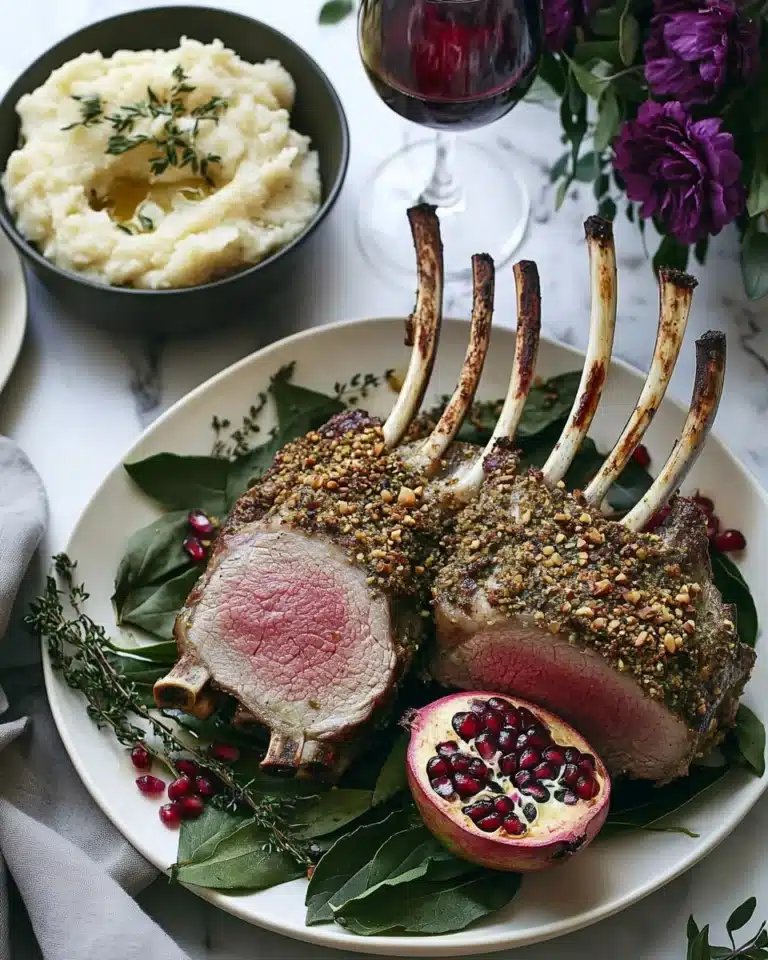 Pistachio Crusted Rack of Lamb Recipe