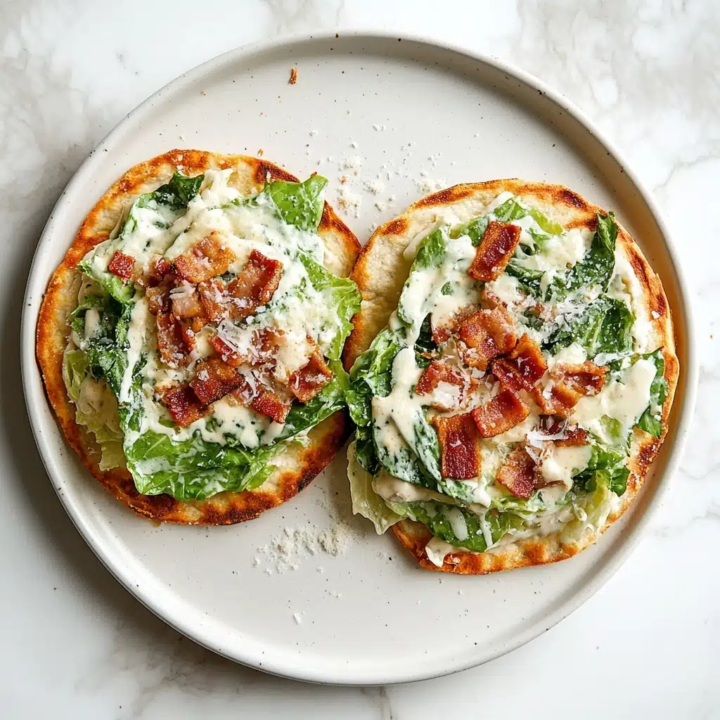 Smash Chicken Caesar Tacos Recipe - Recipe Image