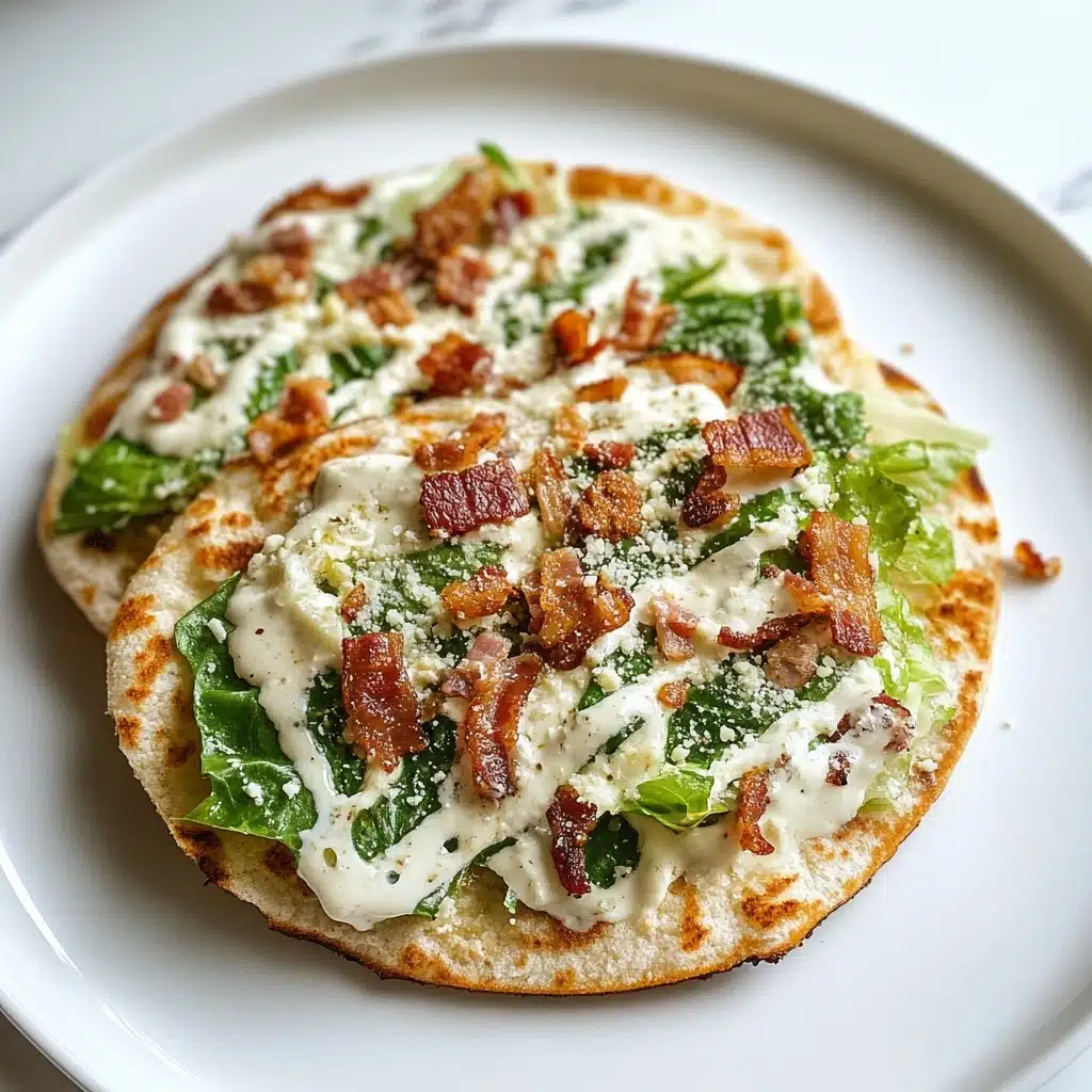 Smash Chicken Caesar Tacos Recipe - Recipe Image