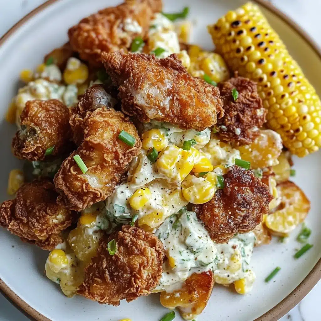 Crispy Smashed Potato Salad Recipe - Recipe Image
