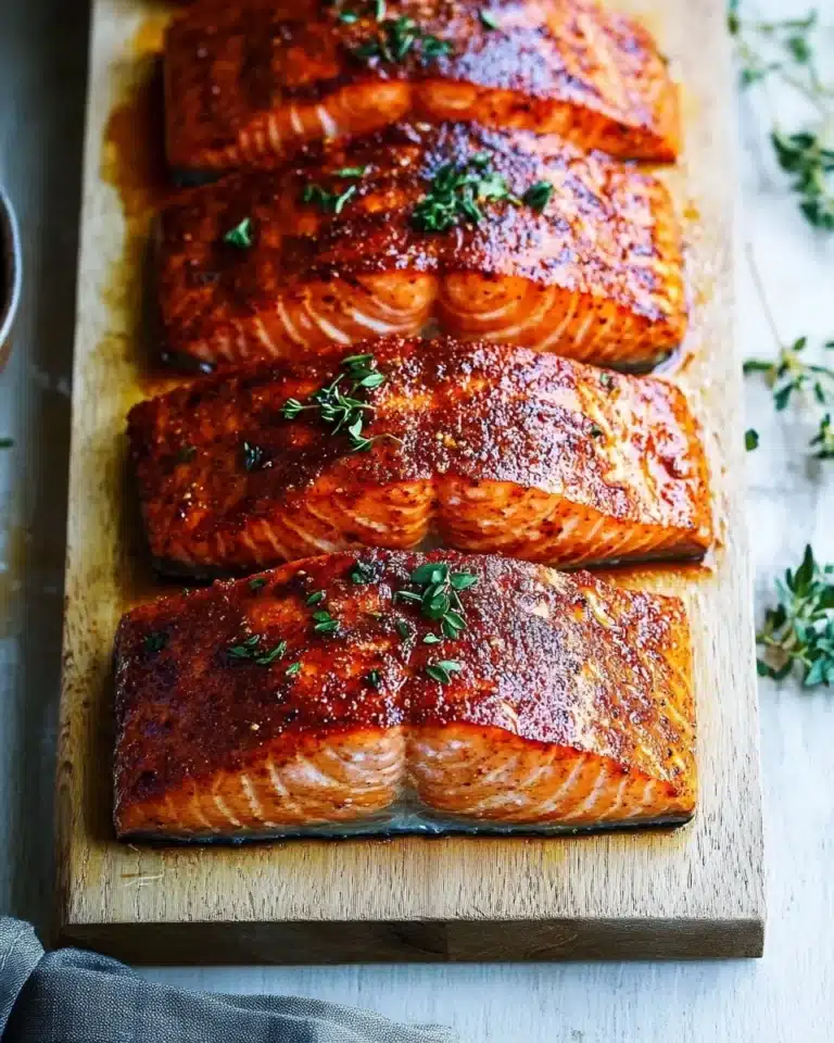 Cedar Plank Salmon Recipe
