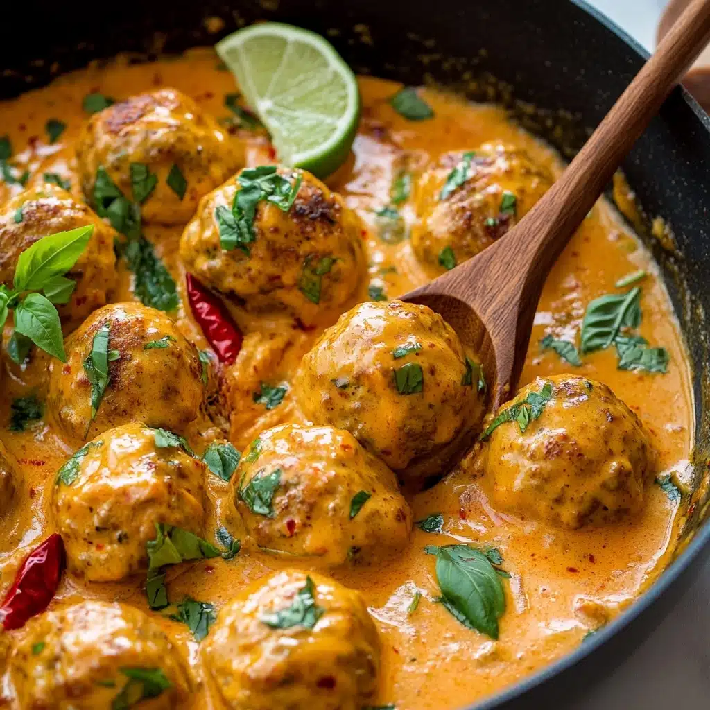 Chicken Meatball Curry Recipe - Recipe Image