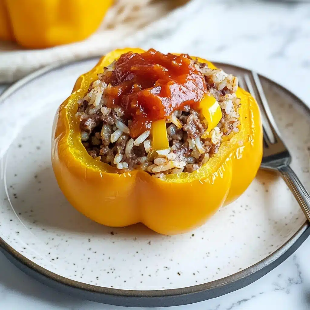 Dad's Stuffed Bell Peppers Recipe - Recipe Image