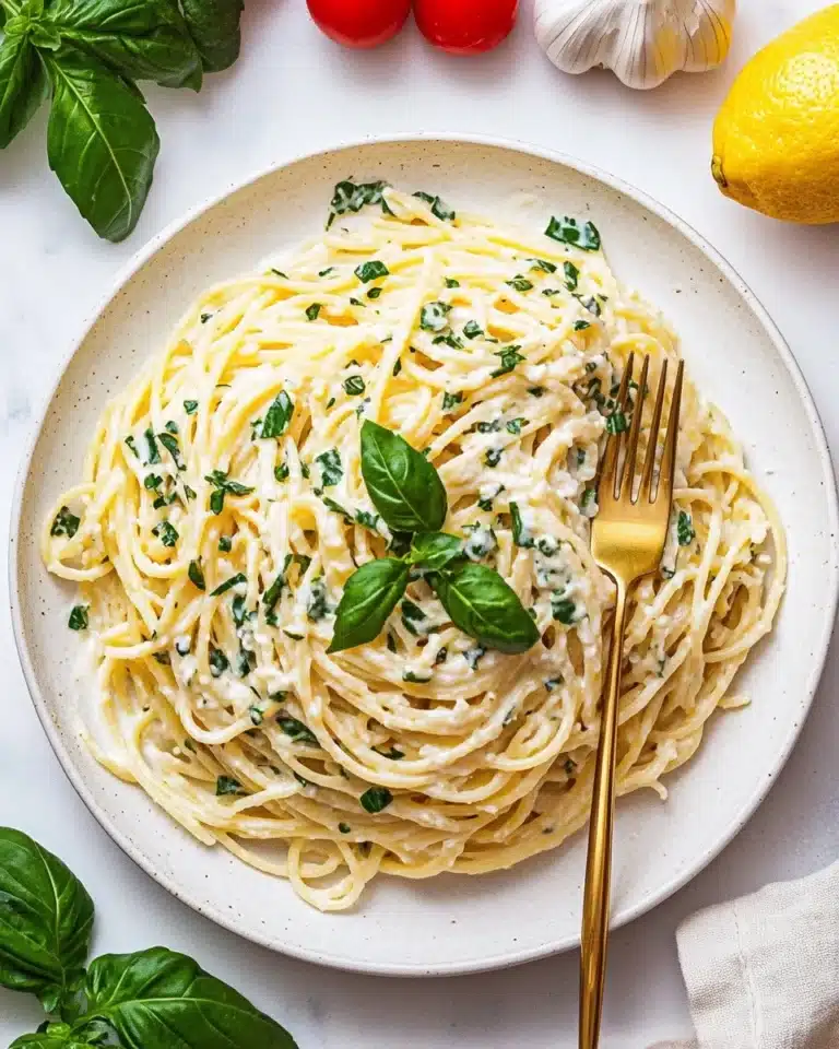 Linguine with Garlic & Herbs Recipe