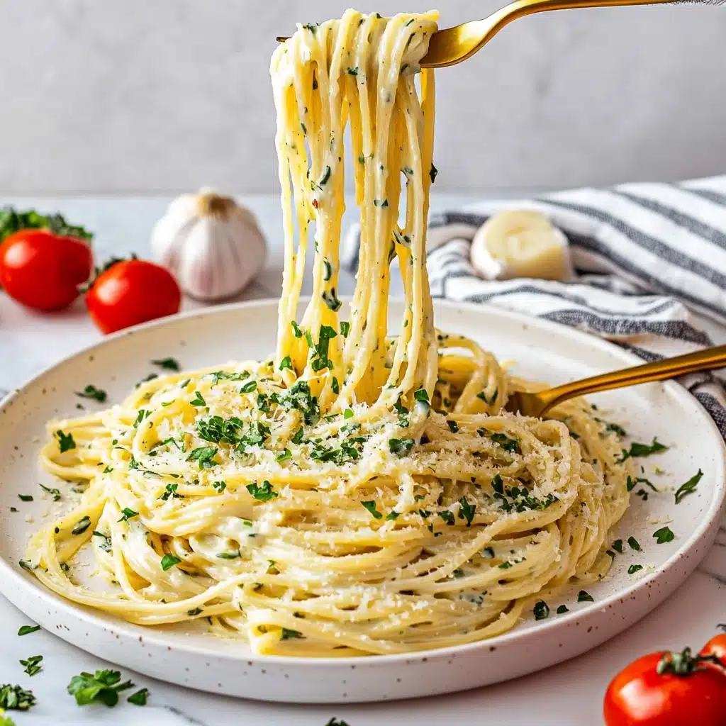 Linguine with Garlic & Herbs Recipe - Recipe Image